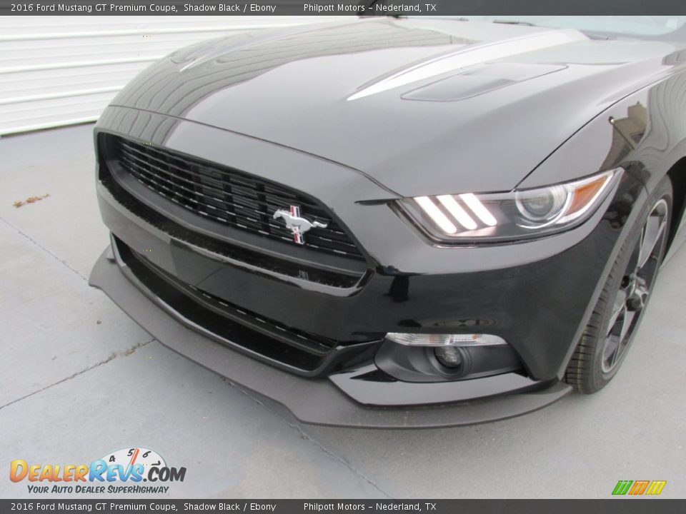2016 Ford Mustang GT Premium Coupe Shadow Black / Ebony Photo #10