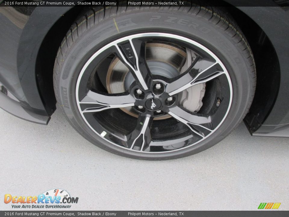 2016 Ford Mustang GT Premium Coupe Shadow Black / Ebony Photo #11