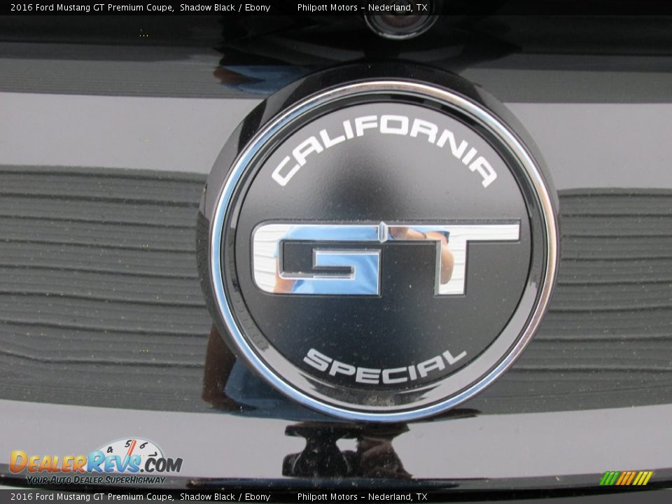 2016 Ford Mustang GT Premium Coupe Shadow Black / Ebony Photo #14