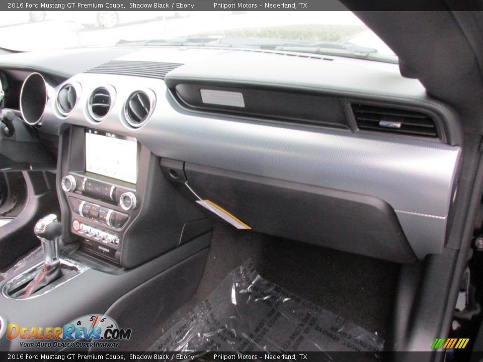 2016 Ford Mustang GT Premium Coupe Shadow Black / Ebony Photo #16