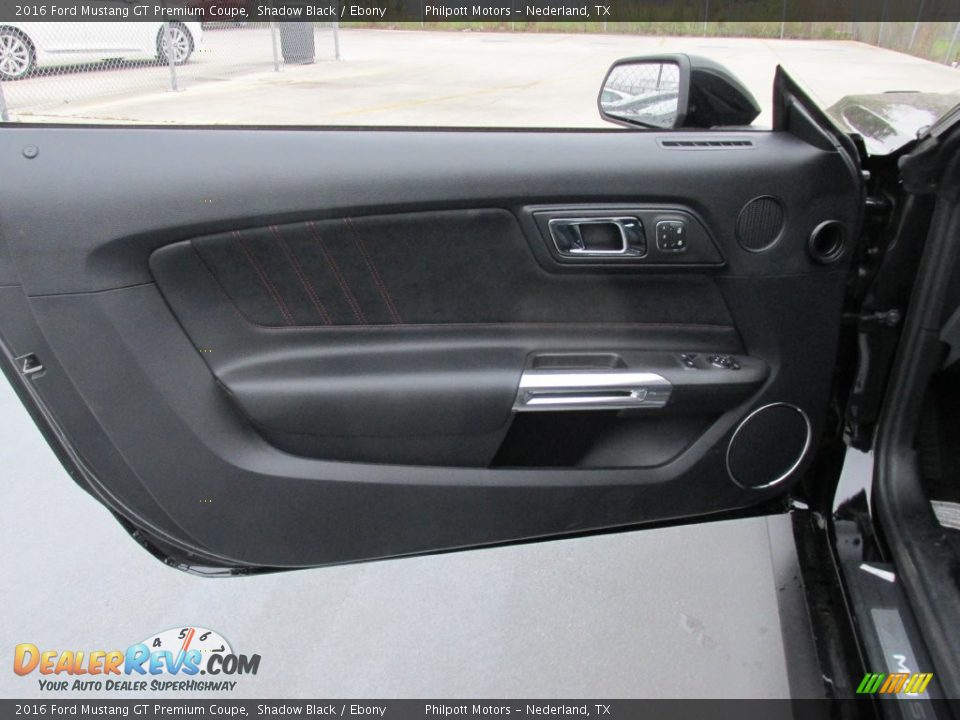 2016 Ford Mustang GT Premium Coupe Shadow Black / Ebony Photo #17