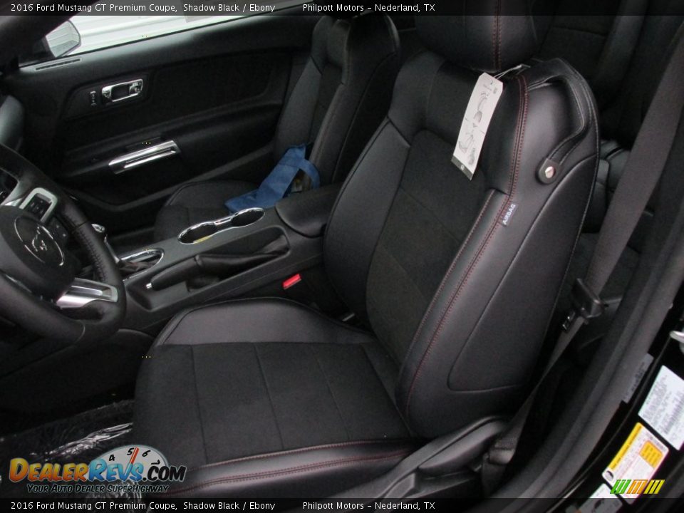 2016 Ford Mustang GT Premium Coupe Shadow Black / Ebony Photo #19