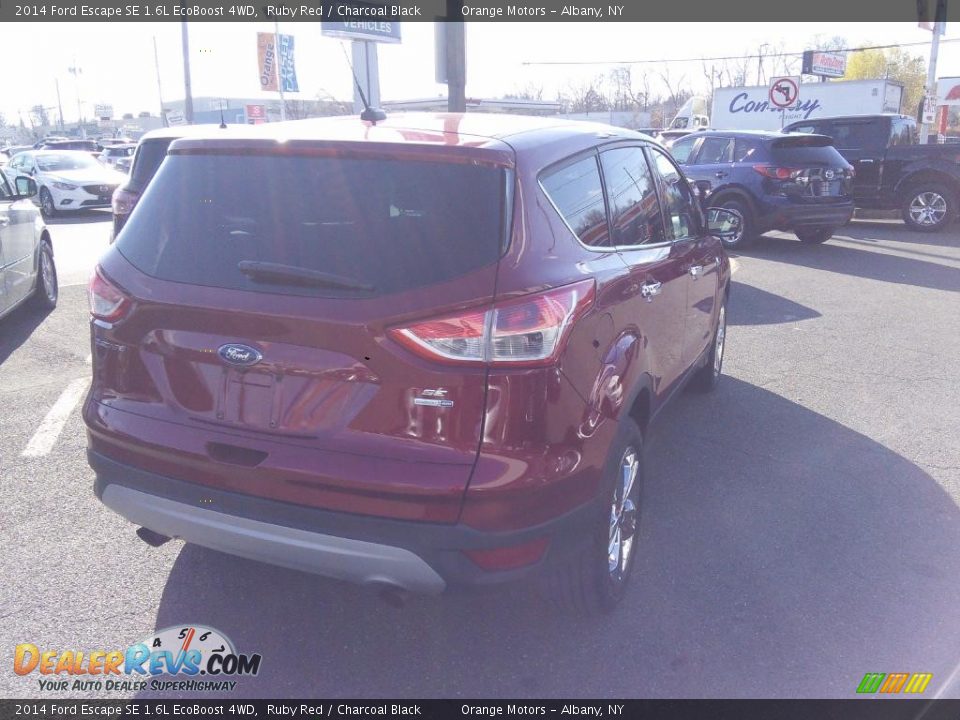 2014 Ford Escape SE 1.6L EcoBoost 4WD Ruby Red / Charcoal Black Photo #6