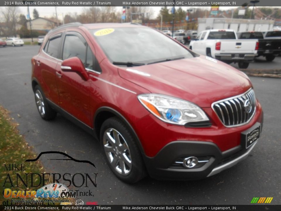 2014 Buick Encore Convenience Ruby Red Metallic / Titanium Photo #1