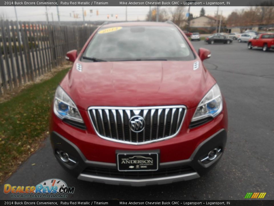 2014 Buick Encore Convenience Ruby Red Metallic / Titanium Photo #2