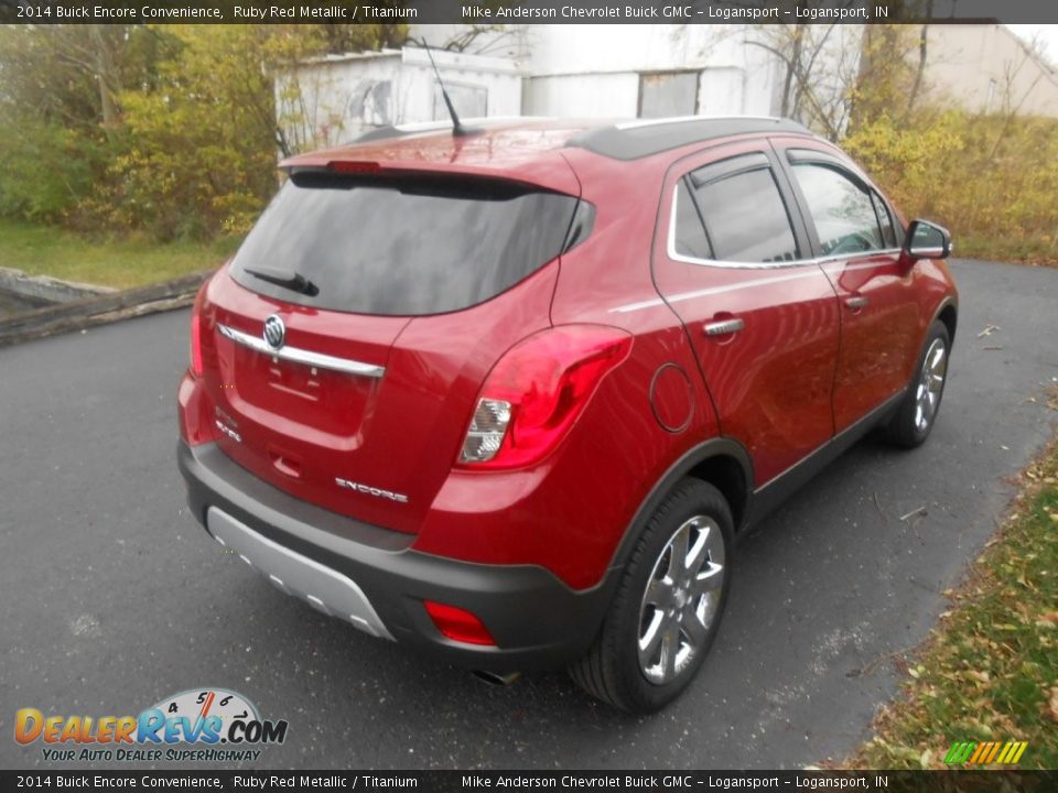 2014 Buick Encore Convenience Ruby Red Metallic / Titanium Photo #4