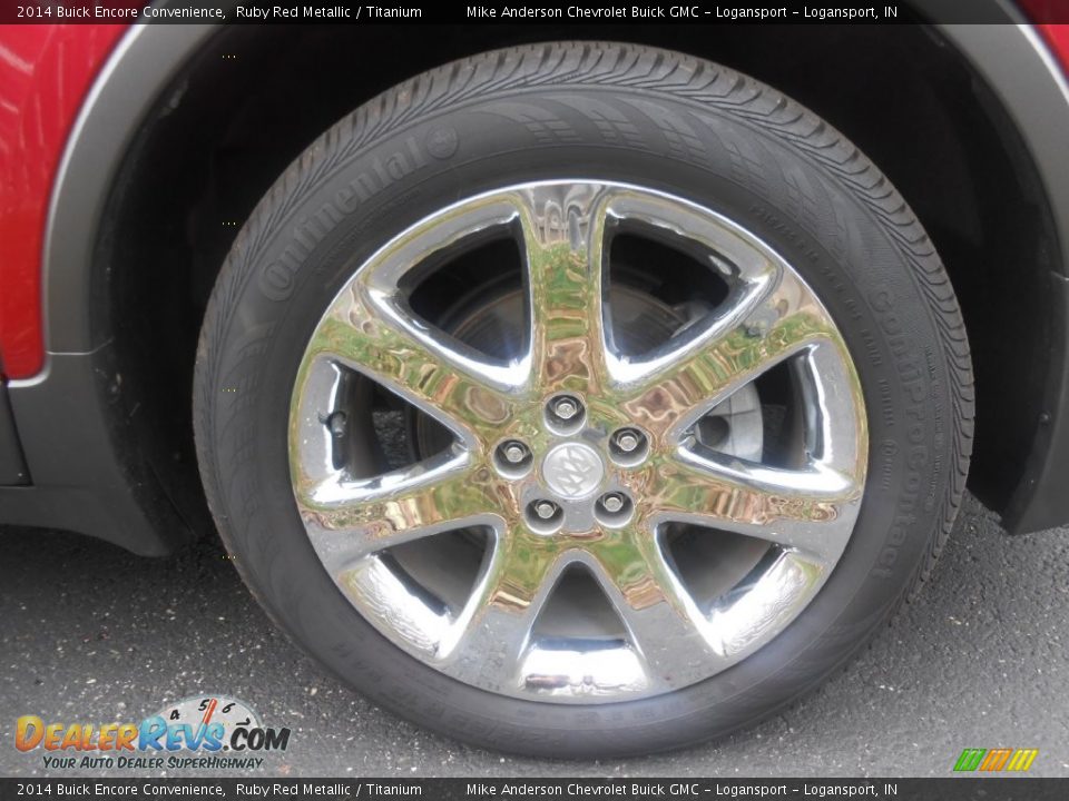 2014 Buick Encore Convenience Ruby Red Metallic / Titanium Photo #6