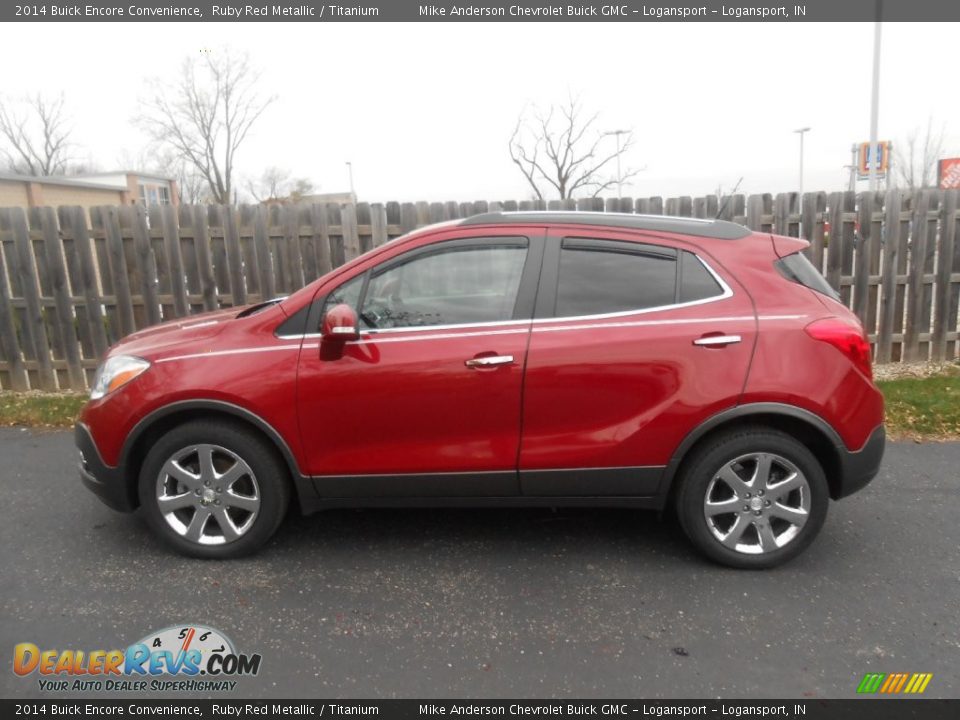 2014 Buick Encore Convenience Ruby Red Metallic / Titanium Photo #7