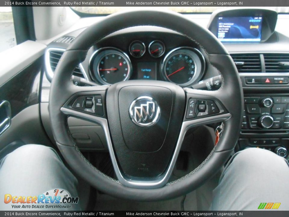 2014 Buick Encore Convenience Ruby Red Metallic / Titanium Photo #8
