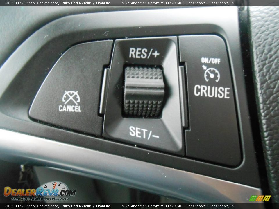 2014 Buick Encore Convenience Ruby Red Metallic / Titanium Photo #9