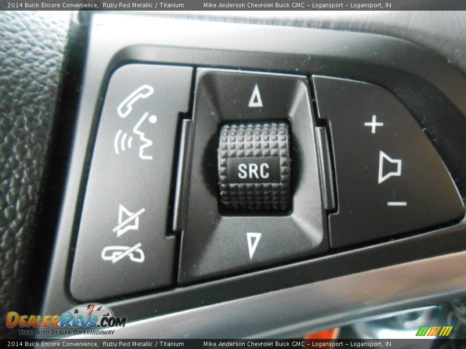 2014 Buick Encore Convenience Ruby Red Metallic / Titanium Photo #10