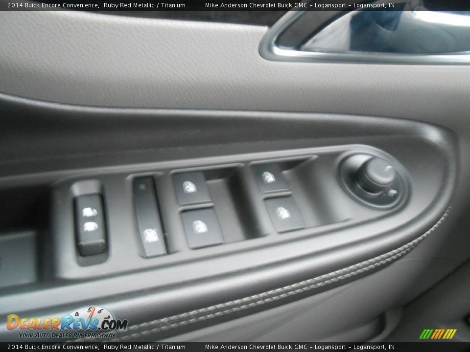 2014 Buick Encore Convenience Ruby Red Metallic / Titanium Photo #13