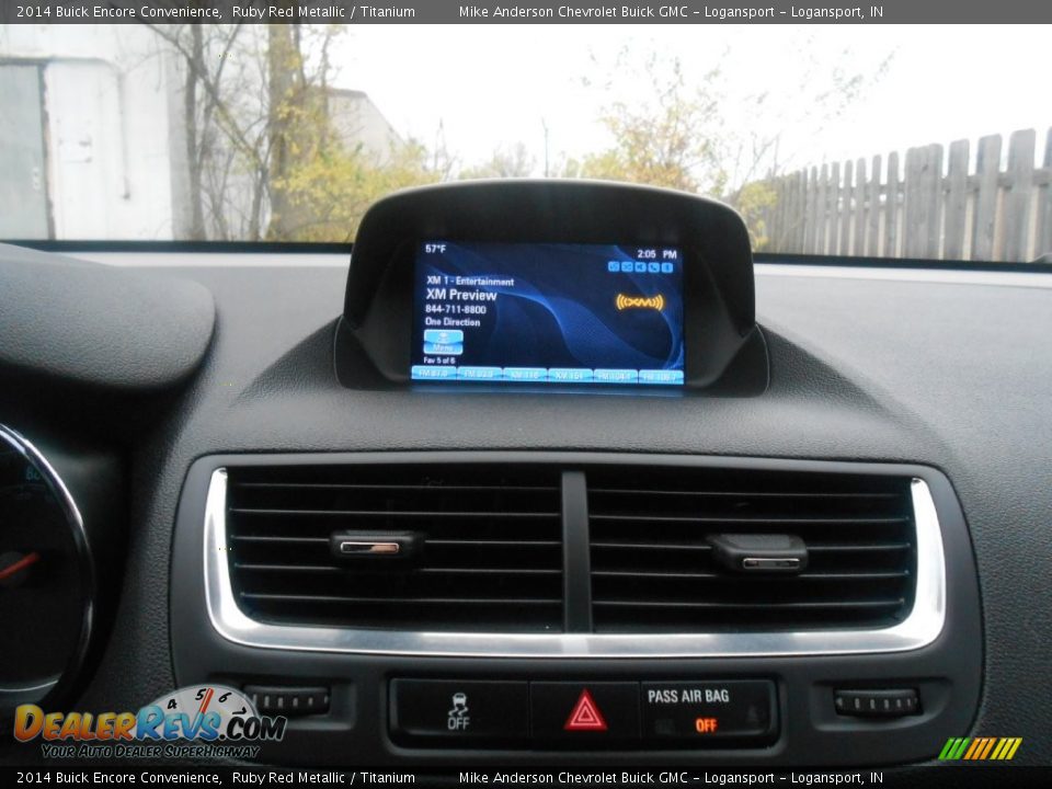 2014 Buick Encore Convenience Ruby Red Metallic / Titanium Photo #17