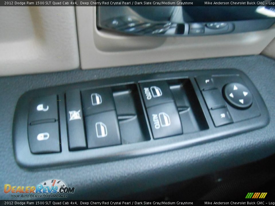 2012 Dodge Ram 1500 SLT Quad Cab 4x4 Deep Cherry Red Crystal Pearl / Dark Slate Gray/Medium Graystone Photo #10