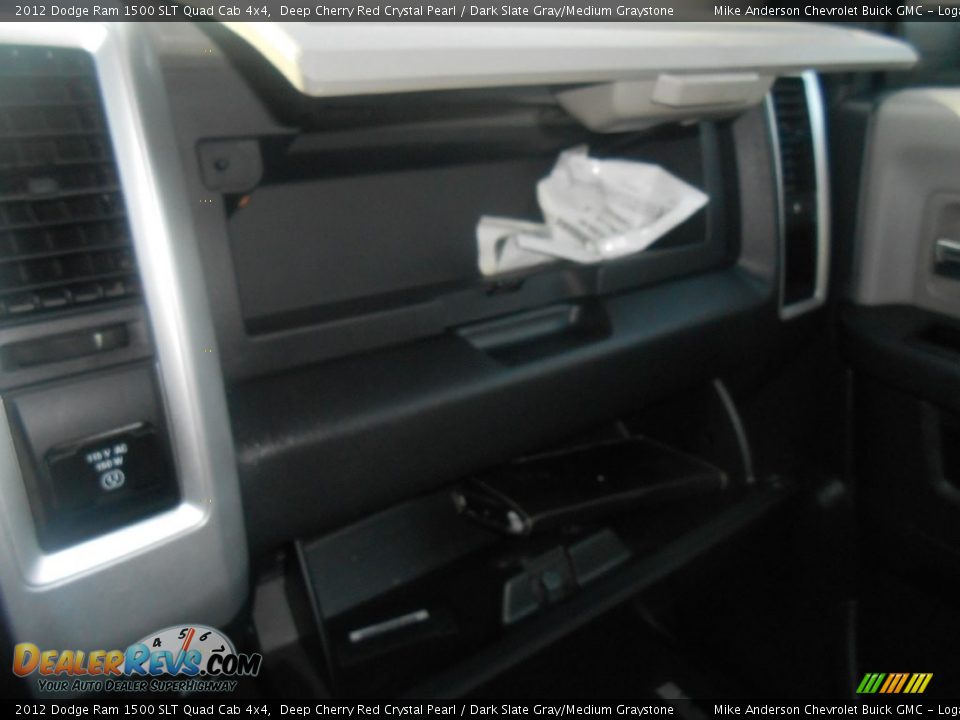 2012 Dodge Ram 1500 SLT Quad Cab 4x4 Deep Cherry Red Crystal Pearl / Dark Slate Gray/Medium Graystone Photo #19