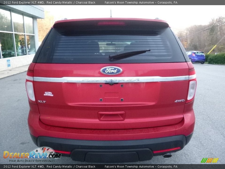 2012 Ford Explorer XLT 4WD Red Candy Metallic / Charcoal Black Photo #6