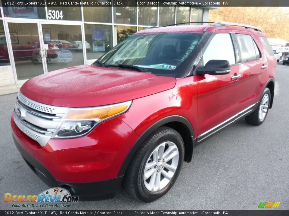 2012 Ford Explorer XLT 4WD Red Candy Metallic / Charcoal Black Photo #9