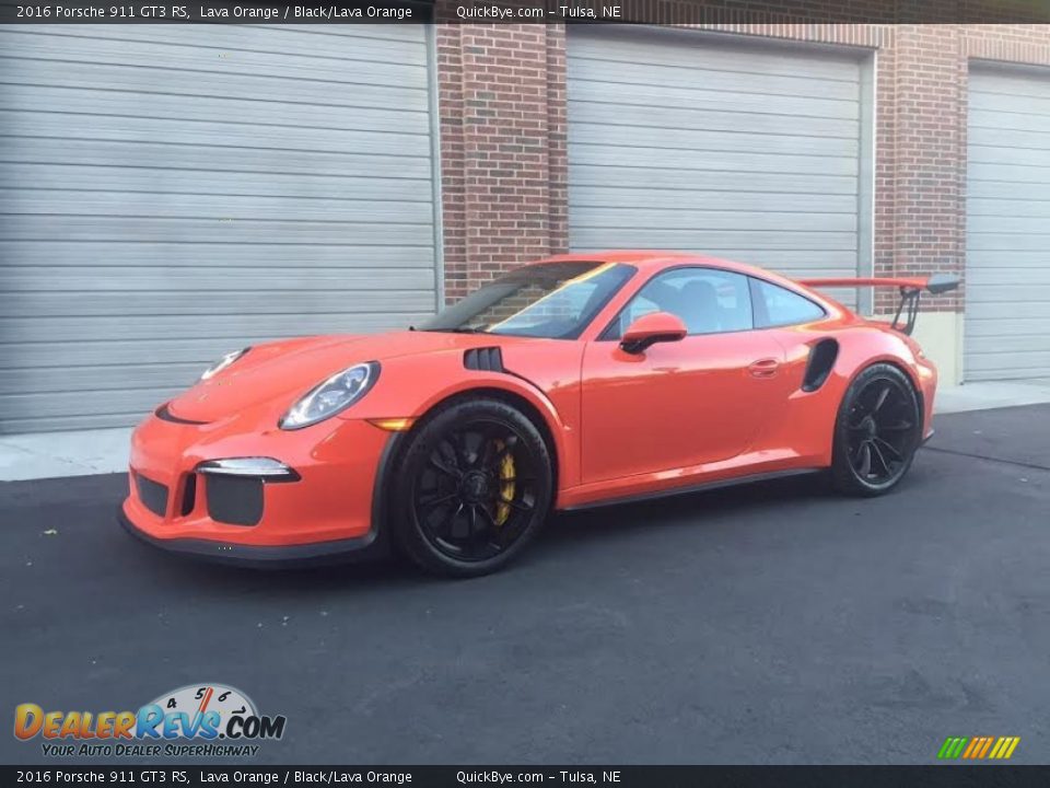 Front 3/4 View of 2016 Porsche 911 GT3 RS Photo #1