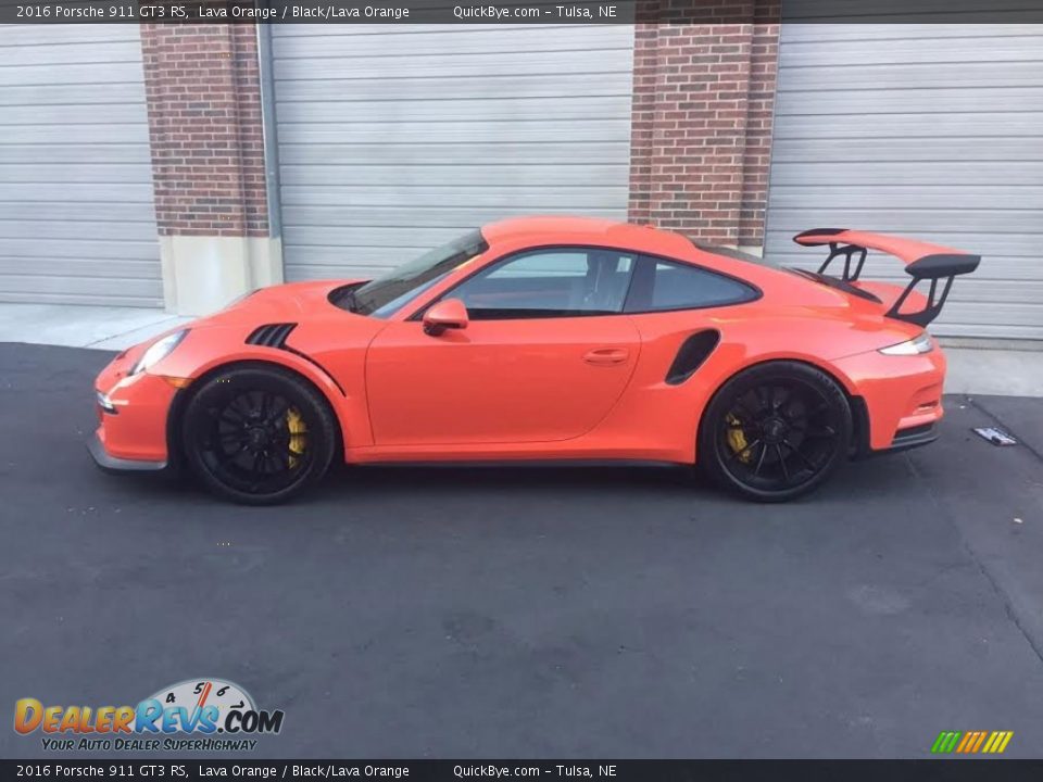 Lava Orange 2016 Porsche 911 GT3 RS Photo #2