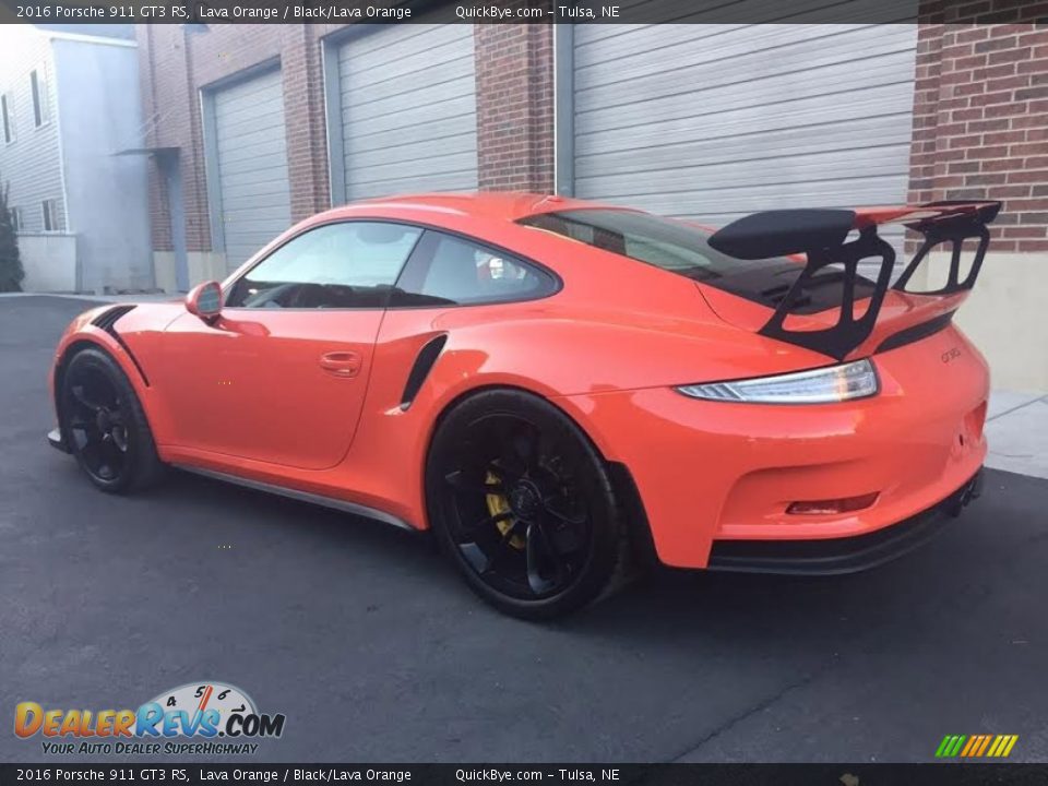 Lava Orange 2016 Porsche 911 GT3 RS Photo #3