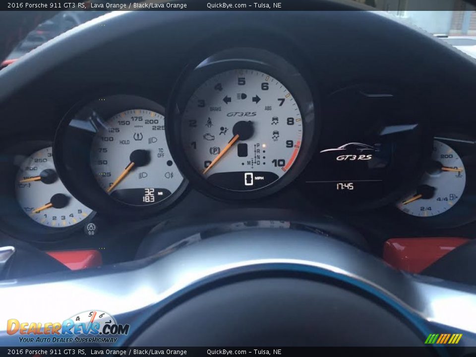 2016 Porsche 911 GT3 RS Gauges Photo #15