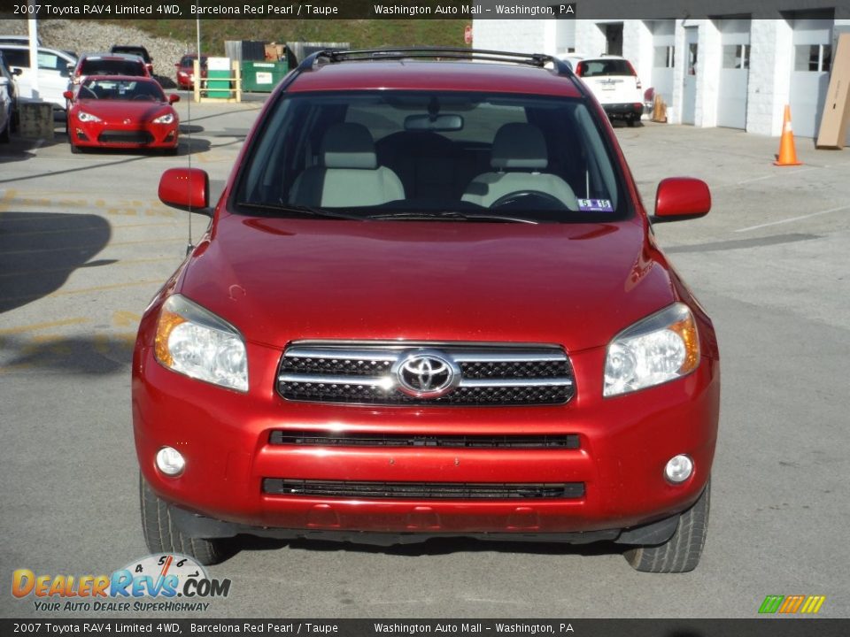 2007 Toyota RAV4 Limited 4WD Barcelona Red Pearl / Taupe Photo #3