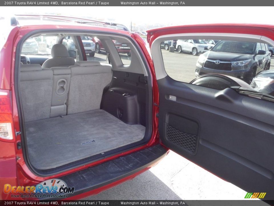 2007 Toyota RAV4 Limited 4WD Barcelona Red Pearl / Taupe Photo #7