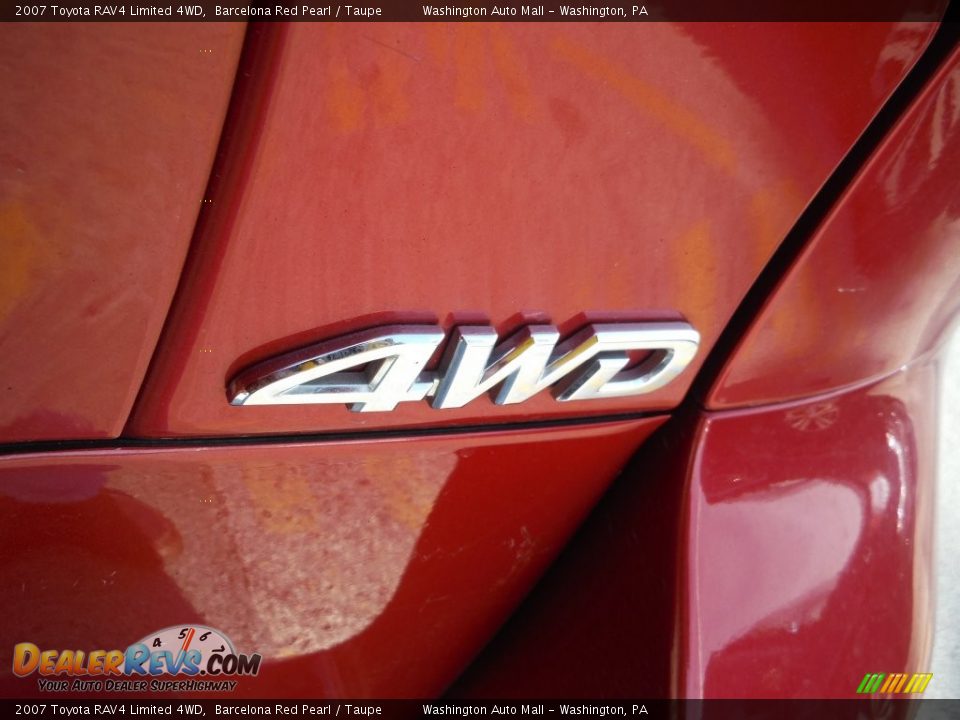 2007 Toyota RAV4 Limited 4WD Barcelona Red Pearl / Taupe Photo #8