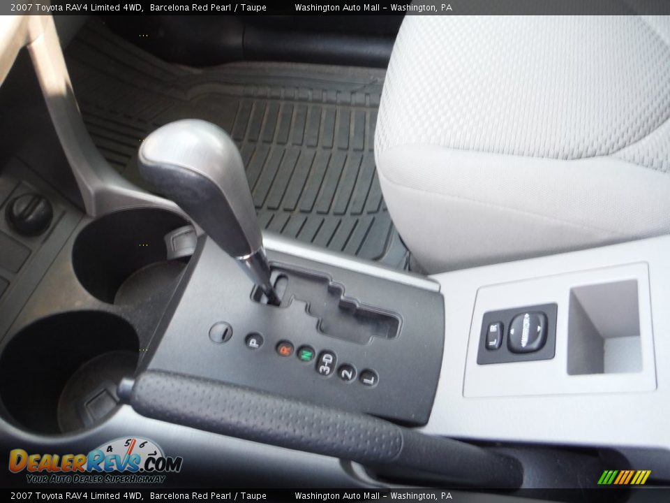 2007 Toyota RAV4 Limited 4WD Barcelona Red Pearl / Taupe Photo #14