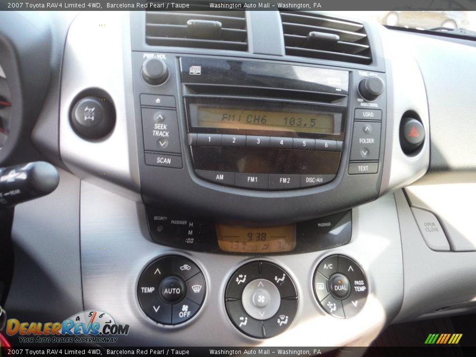 2007 Toyota RAV4 Limited 4WD Barcelona Red Pearl / Taupe Photo #15
