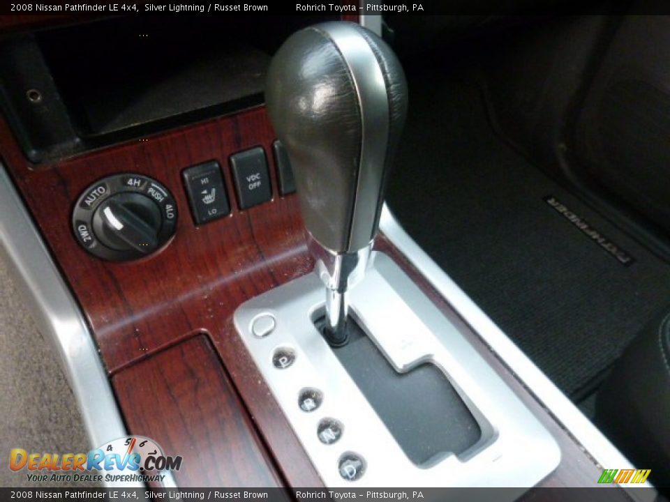 2008 Nissan Pathfinder LE 4x4 Silver Lightning / Russet Brown Photo #9