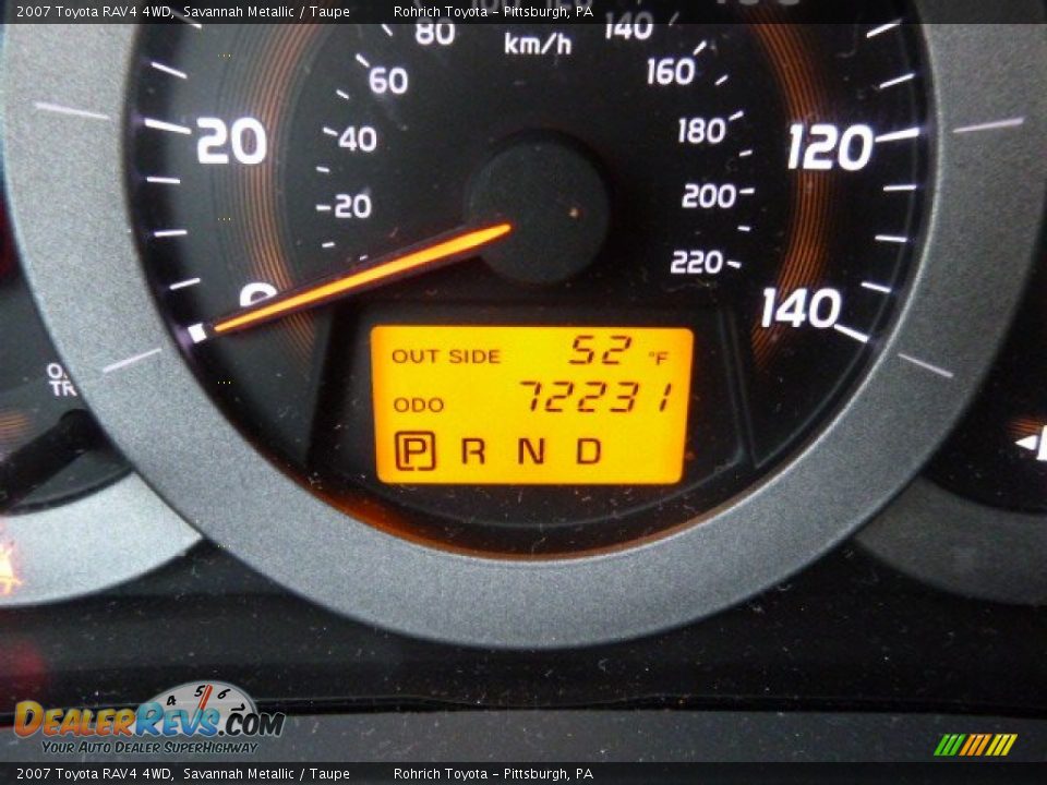 2007 Toyota RAV4 4WD Savannah Metallic / Taupe Photo #10