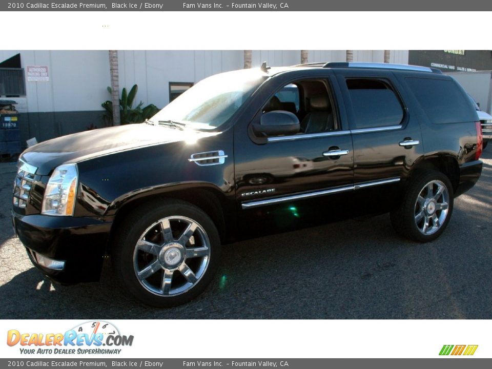 2010 Cadillac Escalade Premium Black Ice / Ebony Photo #7