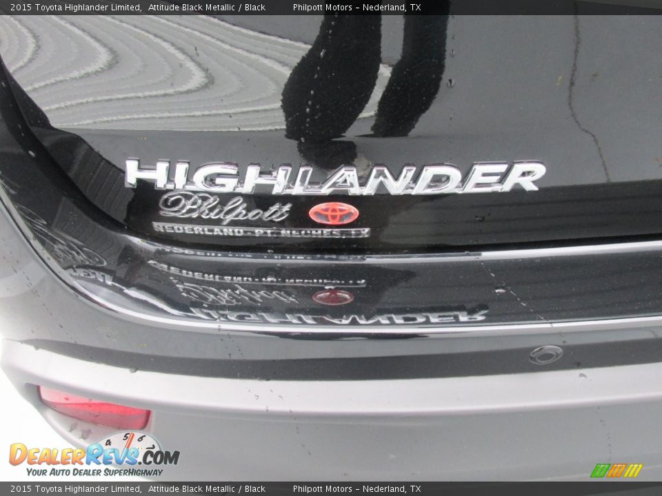 2015 Toyota Highlander Limited Attitude Black Metallic / Black Photo #13
