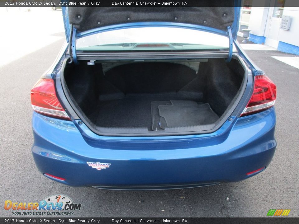 2013 Honda Civic LX Sedan Dyno Blue Pearl / Gray Photo #15
