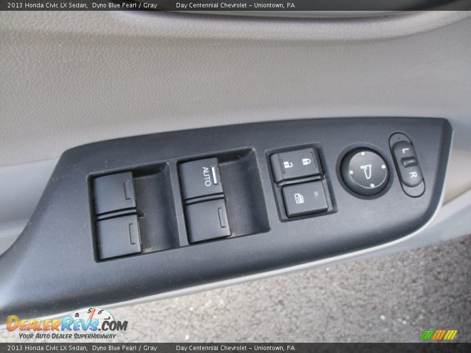 2013 Honda Civic LX Sedan Dyno Blue Pearl / Gray Photo #18