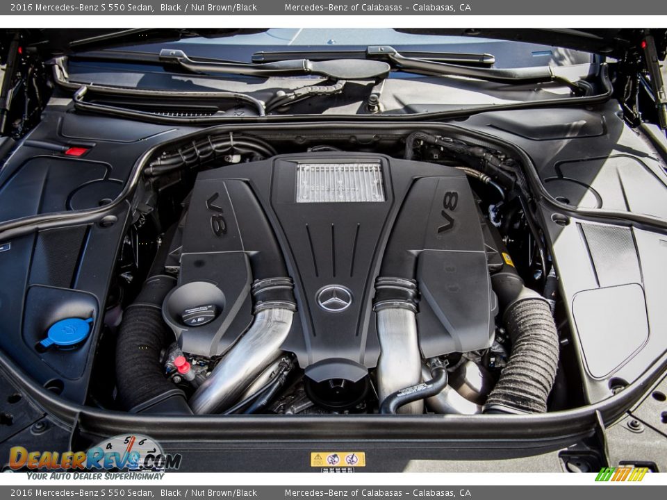 2016 Mercedes-Benz S 550 Sedan 4.7 Liter biturbo DI DOHC 32-Valve VVT V8 Engine Photo #9