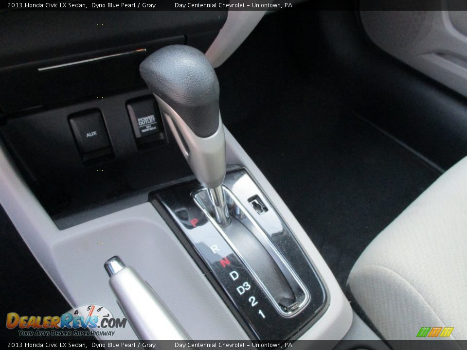 2013 Honda Civic LX Sedan Dyno Blue Pearl / Gray Photo #24