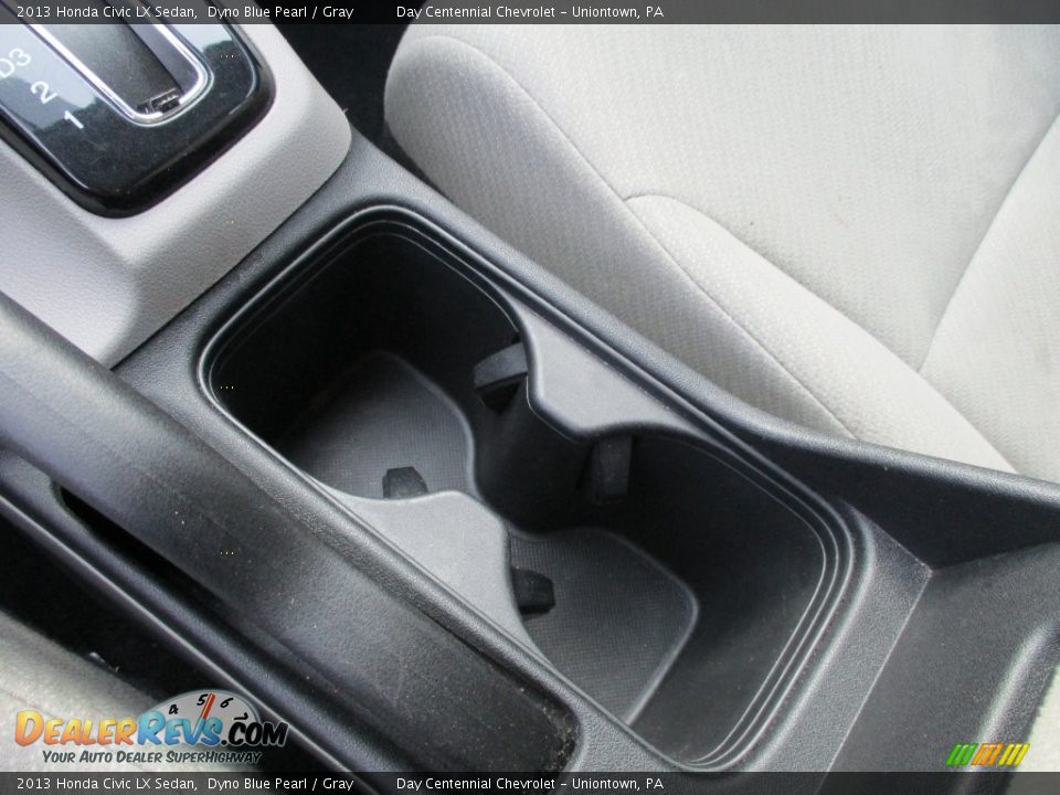 2013 Honda Civic LX Sedan Dyno Blue Pearl / Gray Photo #25
