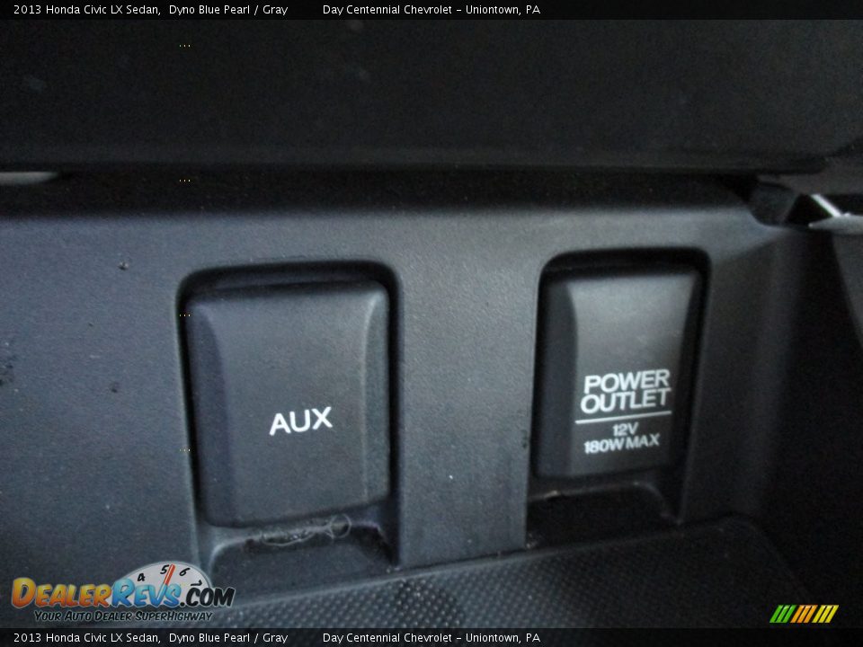 2013 Honda Civic LX Sedan Dyno Blue Pearl / Gray Photo #27
