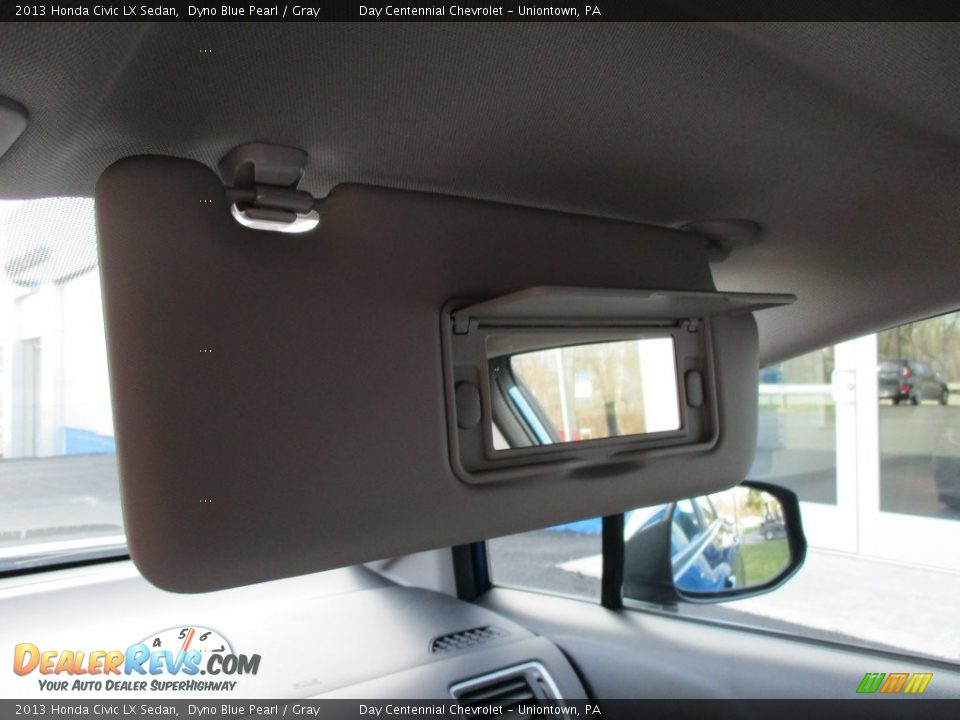 2013 Honda Civic LX Sedan Dyno Blue Pearl / Gray Photo #29