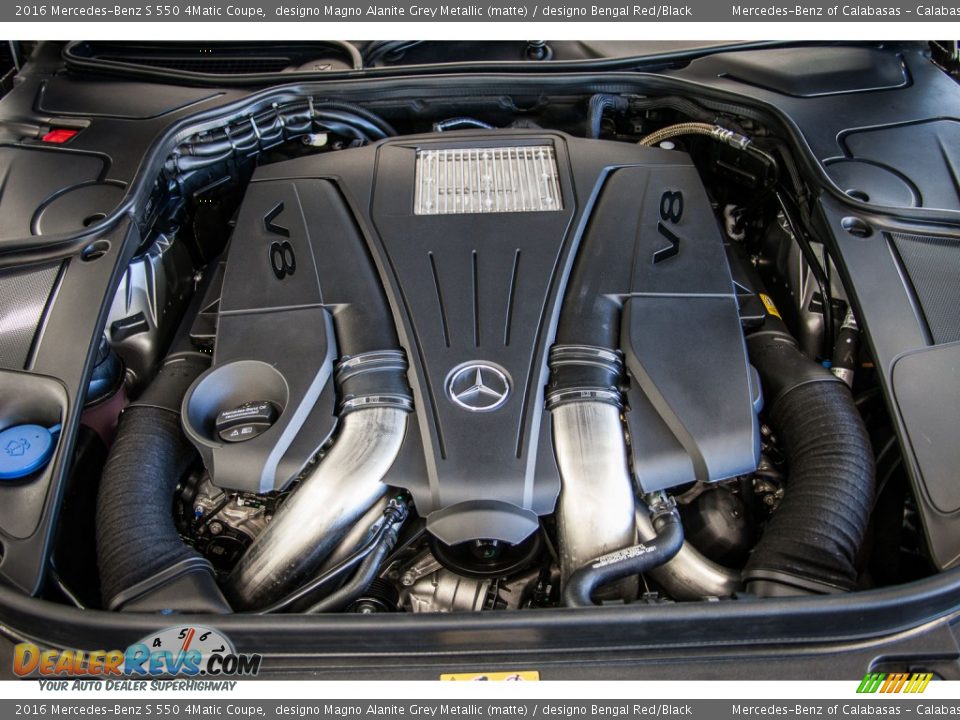 2016 Mercedes-Benz S 550 4Matic Coupe 4.7 Liter biturbo DI DOHC 32-Valve VVT V8 Engine Photo #9