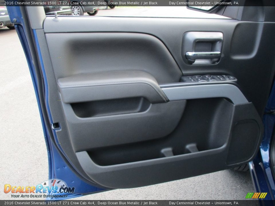 2016 Chevrolet Silverado 1500 LT Z71 Crew Cab 4x4 Deep Ocean Blue Metallic / Jet Black Photo #11