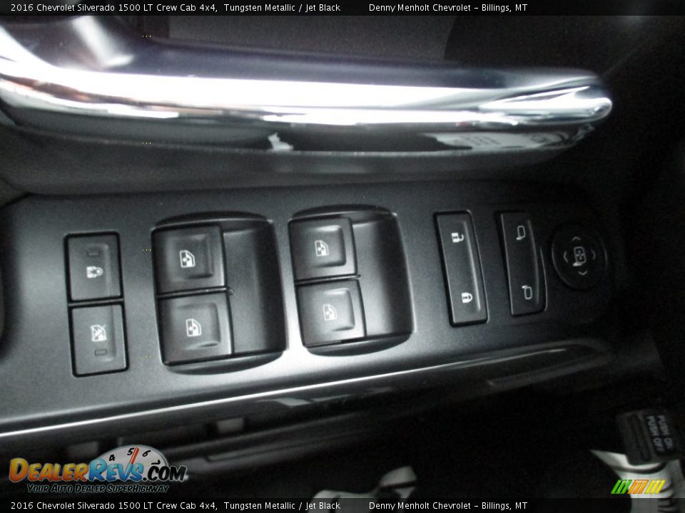 2016 Chevrolet Silverado 1500 LT Crew Cab 4x4 Tungsten Metallic / Jet Black Photo #17