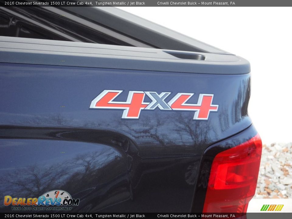 2016 Chevrolet Silverado 1500 LT Crew Cab 4x4 Tungsten Metallic / Jet Black Photo #4