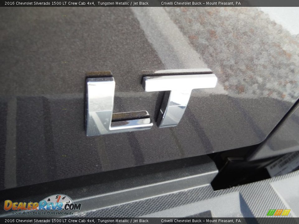 2016 Chevrolet Silverado 1500 LT Crew Cab 4x4 Tungsten Metallic / Jet Black Photo #8