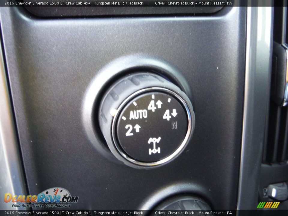 2016 Chevrolet Silverado 1500 LT Crew Cab 4x4 Tungsten Metallic / Jet Black Photo #10
