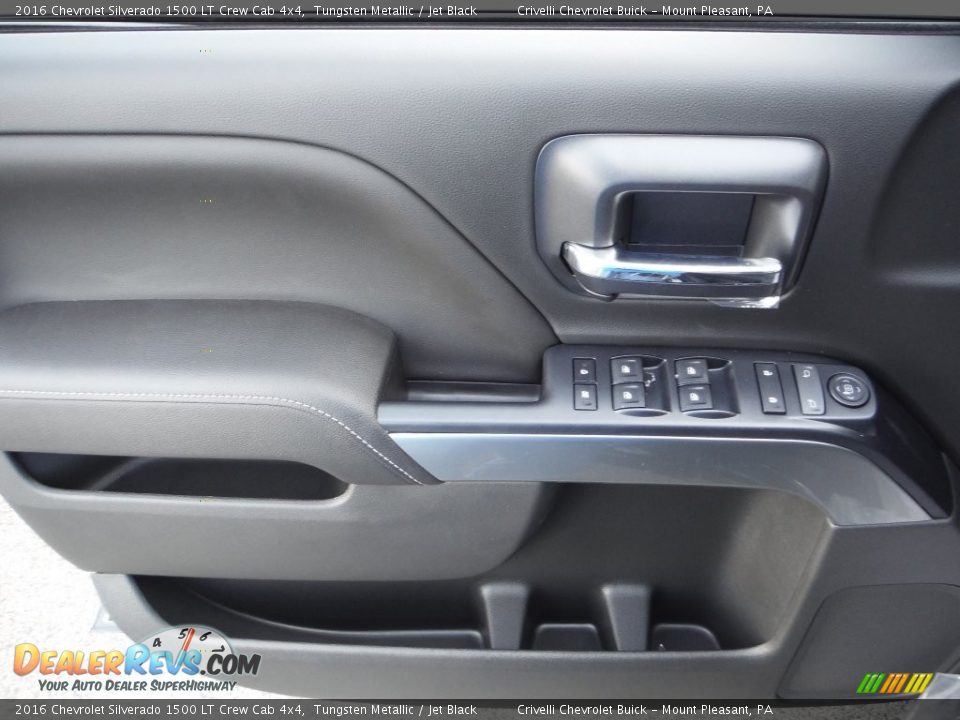 2016 Chevrolet Silverado 1500 LT Crew Cab 4x4 Tungsten Metallic / Jet Black Photo #11