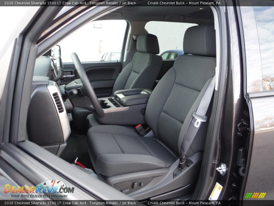 2016 Chevrolet Silverado 1500 LT Crew Cab 4x4 Tungsten Metallic / Jet Black Photo #12