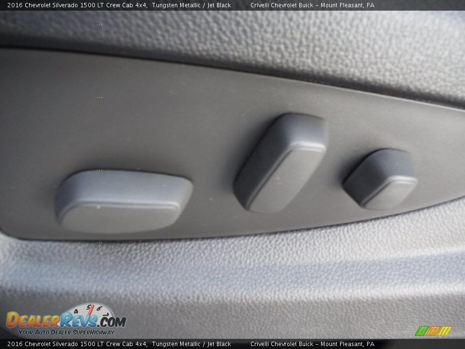 2016 Chevrolet Silverado 1500 LT Crew Cab 4x4 Tungsten Metallic / Jet Black Photo #13